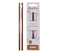 Ginger Chk 5.00 - Ginger: Crochet Hook: 15Cm X 5.00mm - Knitpro