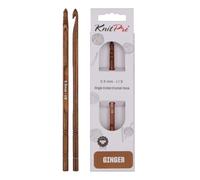 KnitPro Crochet Hook Ginger Single-Ended 5.50 mm 15 cm Multicolor