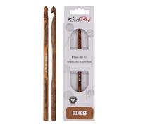 KnitPro Crochet Hook, Wood, Assorted, 6.5mm