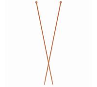 KnitPro Ginger Single Pointed Knitting Needles Wooden 30cm - Sizes; 3mm-12mm
