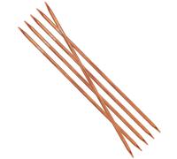 KnitPro Ginger Wood DPN Double Pointed Knitting Needles 15cm 20cm All Sizes