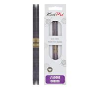 KnitPro Double-Pointed Needles J'Adore Cubics – Set of 5, 15cm (3.00mm), Purple