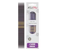 KnitPro J’Adore Cubics Double Pointed Needles 8" (20cm) | 5.00mm