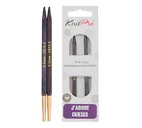 KnitPro J’Adore Cubics Interchangeable Circular Needles 4" (10cm) | 6.50mm