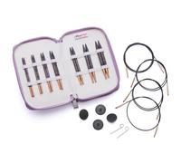 KnitPro J'Adore Cubics Interchangeable 10cm: Deluxe Set Knitting Needles Gift