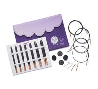 KnitPro J'Adore Cubics Interchangeable 13cm: Deluxe Set Knitting Needles Gift