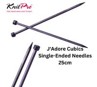 KnitPro Single Pointed Needles J’Adore Cubics 10" (25 cm) – 4.00 mm