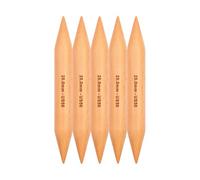 Groves Of Thames Jumbo Birch: Knitting Pins: Double-Ended: Set Of Five: 20Cm X 25.00mm