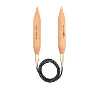 KnitPro KP35374 120 cm x 25 mm Basix Fixed Circular Needles, Birch, Brown