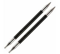 KnitPro Karbonz Carbon Fibre Interchangeable Circular Knitting Needle Tips 5"