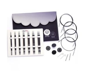 KnitPro Karbonz Circular Interchangeable Knitting Needle Deluxe Set