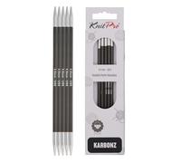 KnitPro Karbonz Double Pointed Needles 6" (15cm) | 4.00 mm