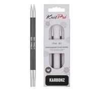 KnitPro Karbonz Interchangeable Circular Needles 4" (10cm) | 3.75 mm