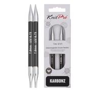 KnitPro Karbonz Interchangeable Circular Needles 5" (13cm) | 7.00mm