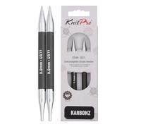 KnitPro Karbonz interchangeable needle tips 8.00mm - 3pcs