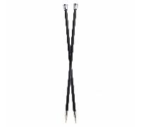 KnitPro Karbonz: Knitting Pins: Single-Ended: 35cm x 2.75mm
