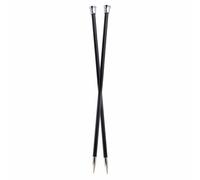 KnitPro Karbonz: Knitting Pins: Single-Ended: 35cm x 3.25mm