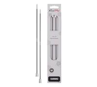 KnitPro Karbonz Single Pointed Needles 10" (25cm) | 2.00 mm