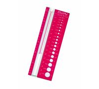 KnitPro - KnitPro Knitting Needle Gauge - 1 Piece, Sortiert, Pink