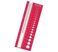 KnitPro - KnitPro Knitting Needle Gauge - 1 Piece, Sortiert, Pink