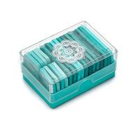 KnitPro - KnitPro Mindful Tricoter Bloqueurs - 20 Morceaux, Blue/Ecru