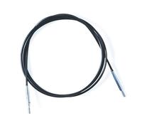 KnitPro Fixed Interchangeable Cable The Mindful Collection Stainless Steel Black/Silver 60cm 1 piece