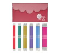 KnitPro Zing Aluminium Double Pointed Needle Knitting Set 15cm or 20cm