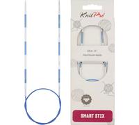 KnitPro Knitting Pins Circular Fixed Smart Stix Blue 60cm x 2.25mm