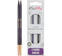 KnitPro Knitting Pins Circular Interchangeable J'Adore Cubics 10cm x 5.50mm (Pai