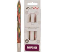 KnitPro Knitting Pins Circular Interchangeable Symfonie 10cm x 3.50mm (Pair)