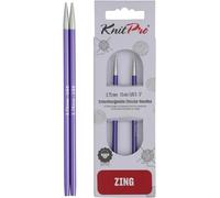 KnitPro Knitting Pins Circular Interchangeable Zing 13cm x 3.75mm (Pair)