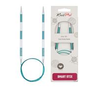 KnitPro Knitting Pins: Circular, Metal Nylon, Green, 5mm