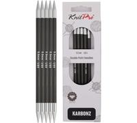 KnitPro Karbonz Double Pointed Needles 8" (20cm) | 5.50 mm