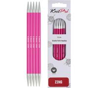 KnitPro Knitting Pins Double-Ended Zing 20cm x 5.00mm (5pc)