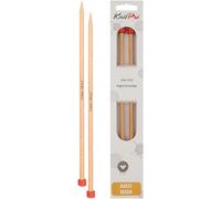KnitPro Knitting Pins Single-Ended Basix Beech 30cm x 6.50mm (Pair)