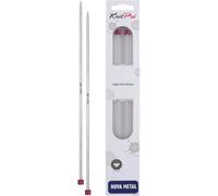 KnitPro Knitting Pins Single-Ended Nova Metal 25cm x 3.50mm (Pair)