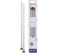 KnitPro Knitting Pins Single-Ended Nova Metal 30cm x 7.00mm (Pair)