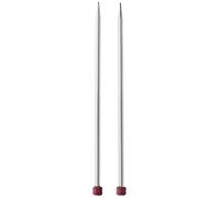 KnitPro KP10285 Nova Metal Knitting Needles Length 4mm x 15cm, Silver