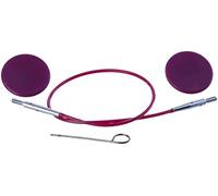 KnitPro KP10500 20cm Single Cable to make 40cm Interchangeable Needle Purple