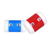KnitPro KP10816 2 6.5 mm Combi Pack Sizes Row Counters, Blue & Red