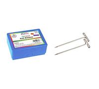 KnitPro KP10878 Rainbow Knit BLOCKERS PK20, Assorted & KP10873 T-Pins, Pack of 50, Silver