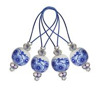 KnitPro KP11256 ZOONI: Bead Stitch Markers: Blooming Blue, Assorted