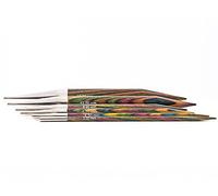 KnitPro KP20409 Interchangeable Normal Circular Needles Wood Multi-Coloured, 6 Millimeter