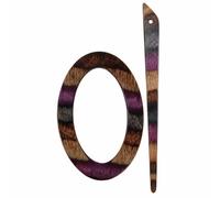 KnitPro KP20827 Symfonie Wood Sigma Shawl Pin/ Stick, Lilac