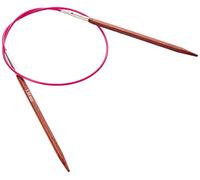 KnitPro KP25122 40 cm x 3.5 mm Cubics Fixed Circular Needles, Rosewood , Brown