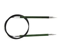 KNITPRO KP29058 Royale: Knitting Pins: Circular: Fixed: 40cm x 5.50mm, Birchwood, brass, Multi-Colour