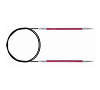 KnitPro KP29075 Royale: Knitting Pins: Circular: Fixed: 60cm x 4.00mm, Birchwood, brass, Multi-Colour, 4mm