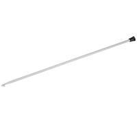 KnitPro KP30826 5 mm Aluminium Tricot/ Afghan Crochet Hook, Grey