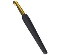 KnitPro KP30883 8 mm Aluminium Crochet Hook, Gold, Gld-bl