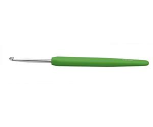 KnitPro KP30907 3.5 mm Waves Aluminium Crochet Hook, Parott Green